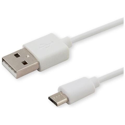 CL-123 cavo USB USB 2.0 1 m USB A Micro-USB B Bianco - Foto 1