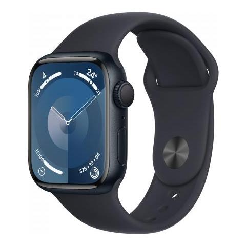 Watch Series 9 GPS Cassa 41mm in Alluminio Mezzanotte con Cinturino Sport Mezzanotte - M /L - Foto 1