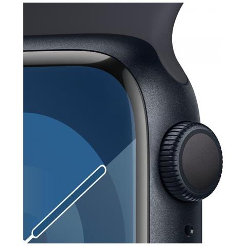 Watch Series 9 GPS Cassa 41mm in Alluminio Mezzanotte con Cinturino Sport Mezzanotte - M /L - Foto 3