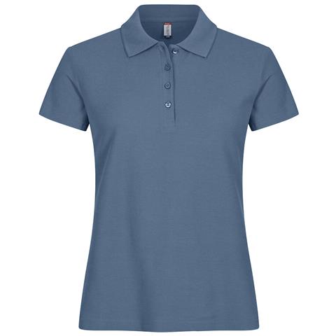 Basic Polo Ladies Blu Acciaio M - Foto 1