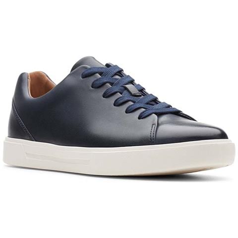 Uomo Un Costa Lace, Scarpe Leggere In Pelle Blu Marino 39,5 - Foto 2