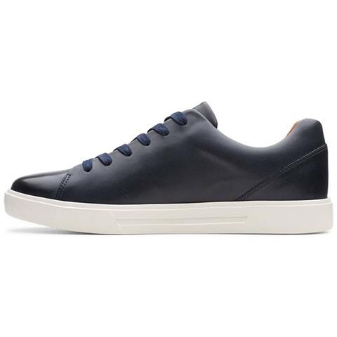 Uomo Un Costa Lace, Scarpe Leggere In Pelle Blu Marino 39,5 - Foto 3