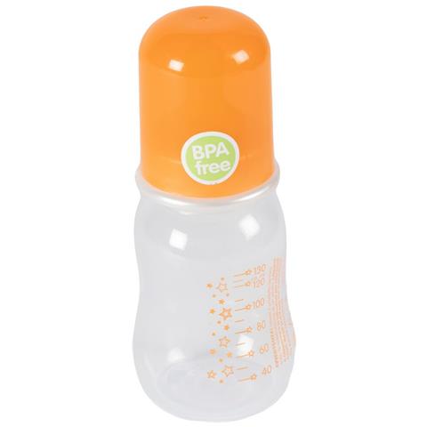 Biberon Clindrico Decorato Per Neonati Da 130 Ml Con Tettarella In Gomma Naturale. - Foto 1