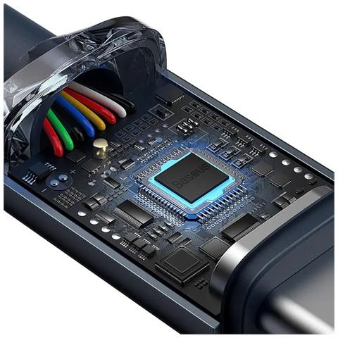 Cavo Di Ricarica E Sincronizzazione Da Usb-c A Usb-c 100w Crystal Shine Series 1,2 M, Nero - Foto 5