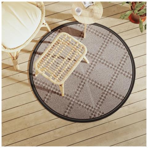 Tappeto Da Esterni Arakil Marrone 120 Cm In Pp - Foto 1