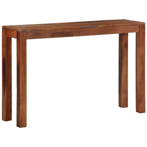 Tavolo Consolle 120x30x76 Cm In Legno Massello Di Acacia - Foto 1