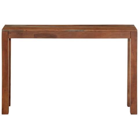 Tavolo Consolle 120x30x76 Cm In Legno Massello Di Acacia - Foto 2