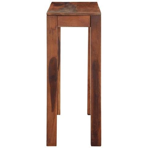 Tavolo Consolle 120x30x76 Cm In Legno Massello Di Acacia - Foto 3