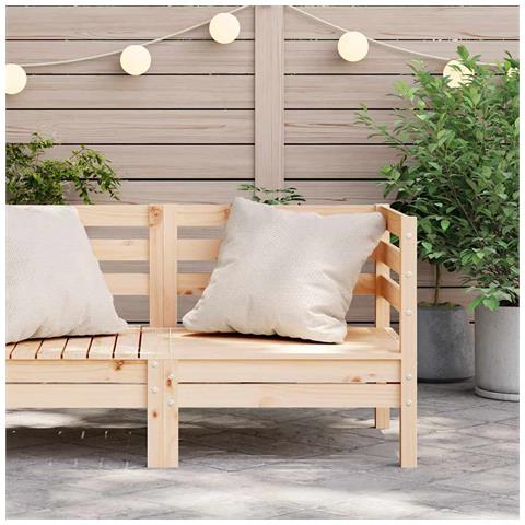 Lusso Casadino -  Divano Angolare Da Giardino In Legno Massello Di Pino - Foto 2