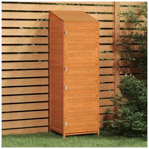 Capanno Da Giardino Marrone 55x52x174,5 Cm Legno Massello Abete - Foto 8