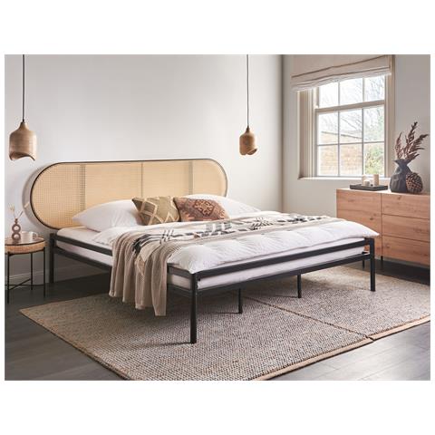 Letto Boulin 180 X 200 Cm Nero - Foto 1