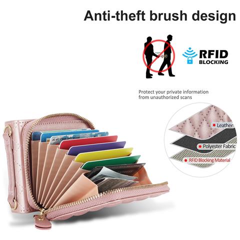 Custodia A Portafoglio In Pelle Con Blocco Rfid Per Samsung Galaxy Z Flip 6 - Foto 2