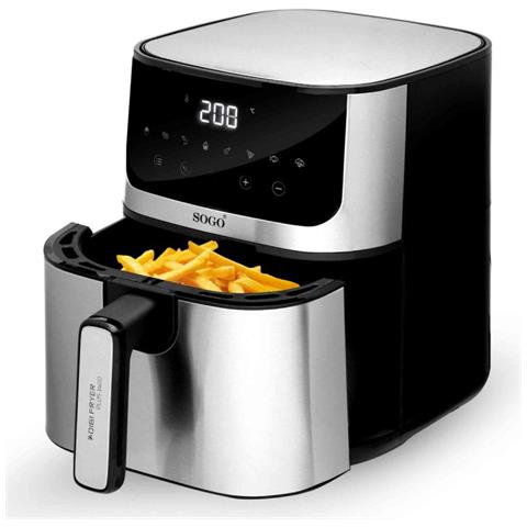 DIGIFRYER1400 Singolo 5 L Indipendente 1400 W Friggitrice ad aria calda Nero, Acciaio inox - Foto 2