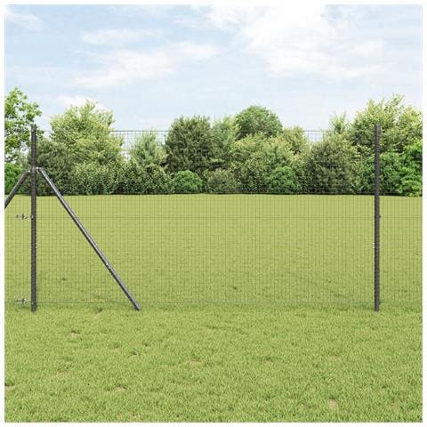 Recinzione in Filo Saldato Grigia 1.2x10 m Acciaio - Foto 2