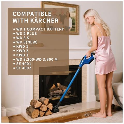 Confezione Da 8 Sacchetti Per Aspirapolvere Compatibili Con Karcher Wd2/wd3/kwd Series - Foto 2