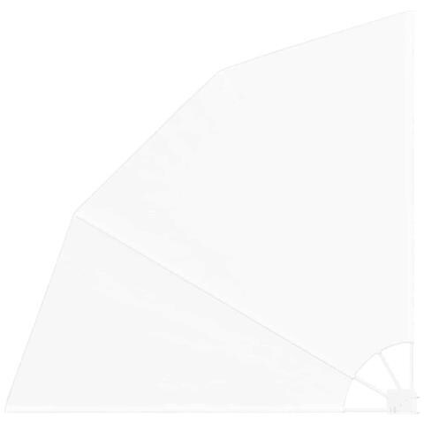 Schermo di Privacy per Balcone Bianco 140 x 140 cm Tessuto - Foto 1