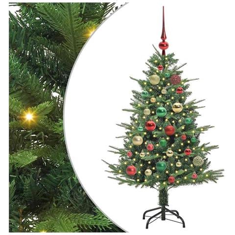 Albero di Natale artificiale preilluminato con set di palline - Foto 1