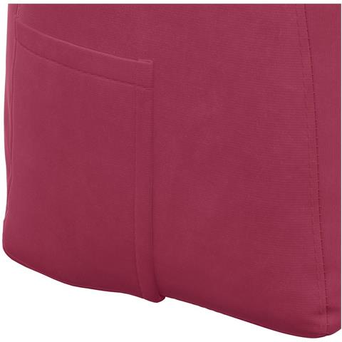 Cuscino per Schiena Rosso Vino 160 x 24 x 50 cm Velluto - Foto 9