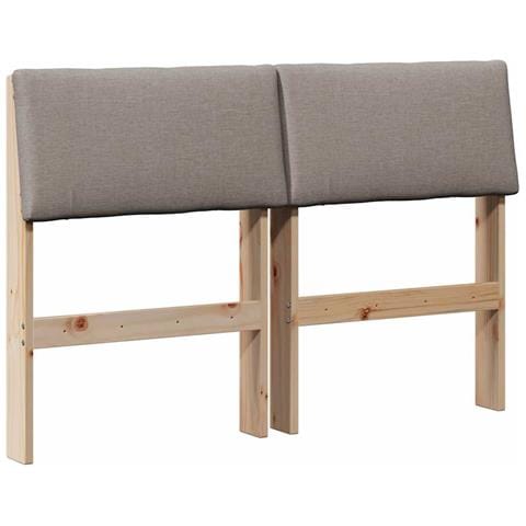 Testiera imbottita Talpa 120 cm Pino massello - Foto 1
