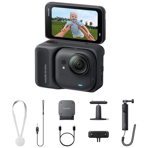 GO Ultra Creator Black fotocamera per sport d'azione 4K Ultra HD 25,4 / 1,28 mm (1 / 1.28") Wi-Fi 52,9 g - Foto 1