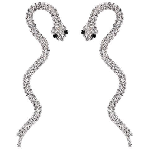 Orecchini Lunghi Serpente Serpeggiante - Foto 5