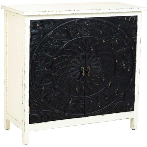 Credenza In Legno Con 2 Porte 83,5x38x82,5 - Foto 1