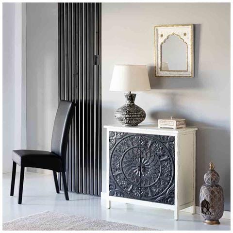 Credenza In Legno Con 2 Porte 83,5x38x82,5 - Foto 2