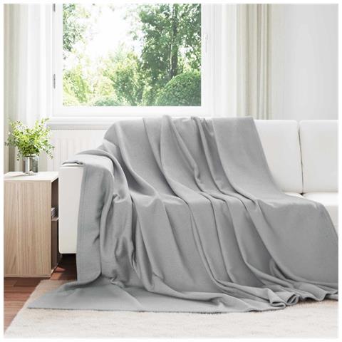 Coperte da Pile 24 pcs Grigio 270 x 240 cm Panno - Foto 2