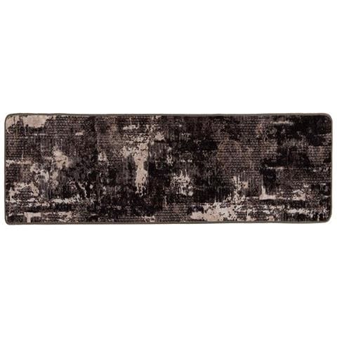 Runner Tappeto MARSA Nero 50 x 300 cm Poliestere e PVC - Foto 1