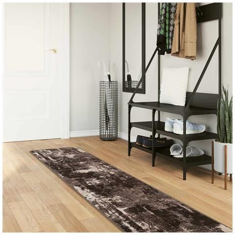 Runner Tappeto MARSA Nero 50 x 300 cm Poliestere e PVC - Foto 2