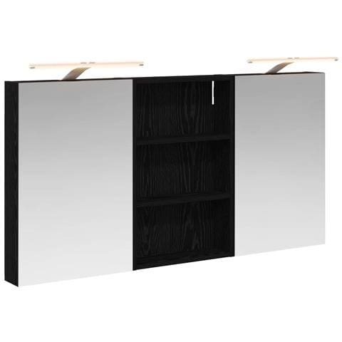 Set di Armadi da Bagno con porta 3 pcs 120 x 10,5 x 60,5 cm - Foto 1