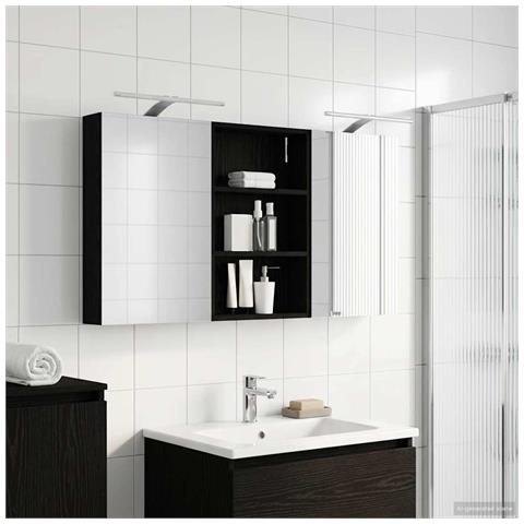 Set di Armadi da Bagno con porta 3 pcs 120 x 10,5 x 60,5 cm - Foto 2