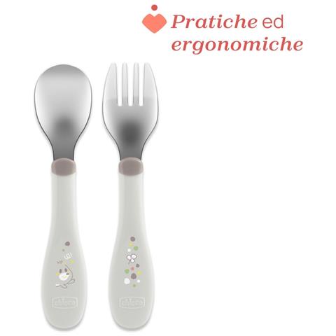 00016102150000 posata per bambino Set di posate per bambini Rosa Acciaio inox - Foto 2