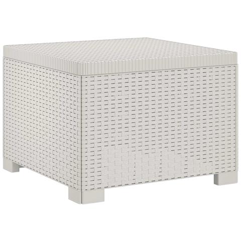Divano da Giardino a 1 Posto con Cuscino Aspetto Rattan PP - Foto 2