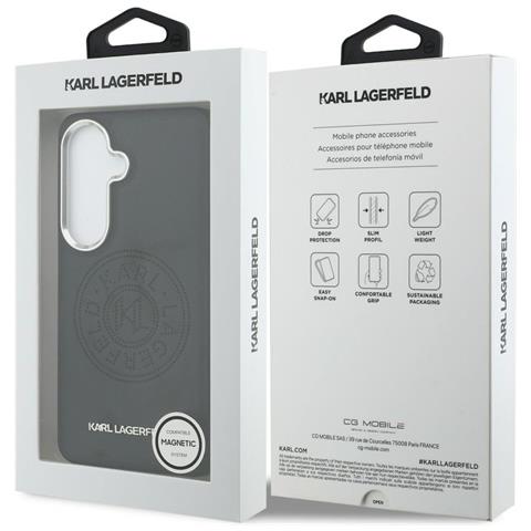 Custodia Per Telefono Samsung Galaxy S26+ Magsafe Nera Karl Lagerfeld - Foto 1