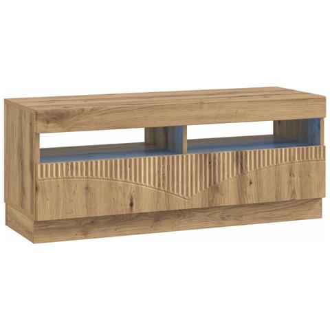 Mobile TV LED Rovere Artigianale Legno ingegnerizzato - Foto 1