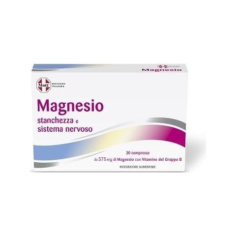 Matt Divisione Pharma Magnesio Stanchezza e Sistema Nervoso 30 Compresse - Foto 1