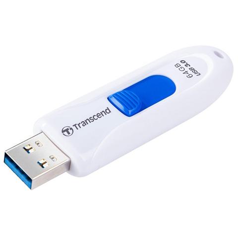 Chiavetta USB 64 GB JetFlash 790 Interfaccia USB 3.0 Colore Bianco / Blu - Foto 1
