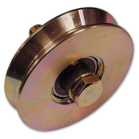Ruota Gola a V ad 1 Cuscinetto per Cancelli Ø 60 mm Spessore 17 mm Fc 300 1 PZ - Foto 1