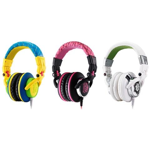 Cuffia DRACCO Cavo Stereo - Over-the-head - Ear-cup - Bianco - 10 Hz - 22 kHz - 1,50 m Cavo - Mini-phone - Foto 1
