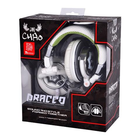 Cuffia DRACCO Cavo Stereo - Over-the-head - Ear-cup - Bianco - 10 Hz - 22 kHz - 1,50 m Cavo - Mini-phone - Foto 5