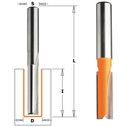 Fresa A Tagli Diritti Hw Z2 S=6 D=10x30x60 Dx 712.100.11 - Foto 1