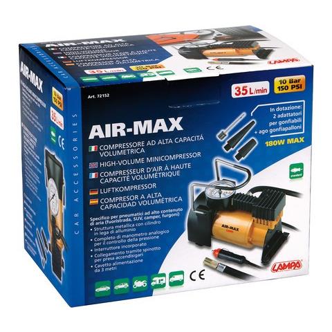 Compressore 12v Professionale Auto Manometro 180w Air-max 72152 - Foto 6