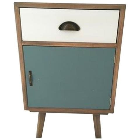 Mobiletto 1 Anta 1 Cassetto 40 X 36,5 X 64 Per Interno Camera Cameretta Salotto Ingresso Cucina - Foto 1
