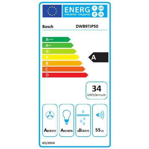 Cappa DWB97JP50 a Parete da 90 cm Aspirante Colore Inox - Foto 3