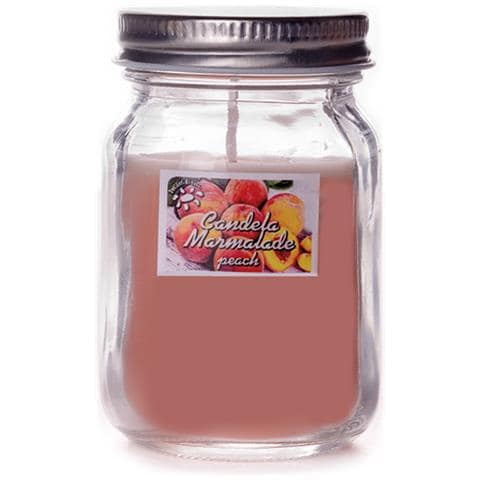 Candele Profumate In Barattolo Di Vetro Modello Marmalade In Varie Fragranze Candela Pesca - Foto 1