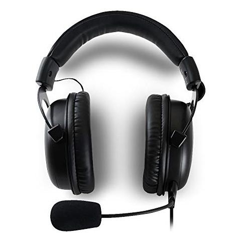 Qh-91 Premium Pro Gaming Headset Cuffie, Cuffie Stereo Per Pc Audio Con Da 53 Millimetri, Nero - Foto 2
