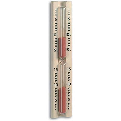 Faggio Tfa 40.1001 Clessidra Per Sauna In Legno 28,7x5,2x3 Cm - Foto 1