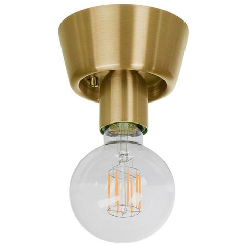 Plafoniera Globo Filo 1 Luce Ottone Laccato, E27 - Foto 1