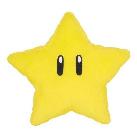 Peluche Plush Super Star - Super Mario Super Stella - Nintendo - 18 Cm - Abystyle - Foto 1